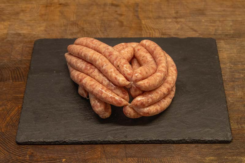 Classic pork chipolatas